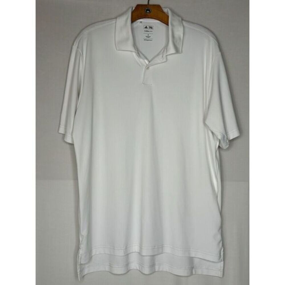 Men’s Adidas Climalite White Golf Polo Shirt‎ M